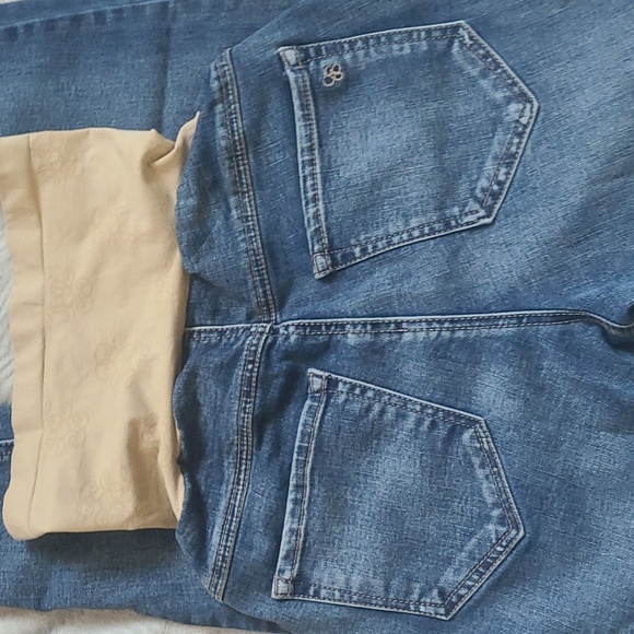 Jessica Simpson Petite Maternity Skinny Jeans - Picture 3 of 5
